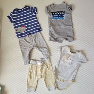 Baby Boy Clothing Set Multi Gray Size 3Months
